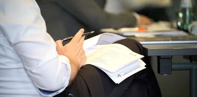 Fachtagung "INDUSTRIEFOKUS 2024 Contract & Claim Management". Anlagenbau & Sondermaschinenbau. Urheber: Nicolas Det. Alle Nutzungsrechte erworben durch die 1155PM consultants GmbH